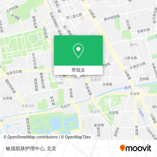 敏感肌肤护理中心地图
