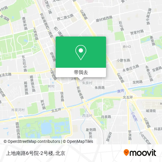 上地南路6号院-2号楼地图