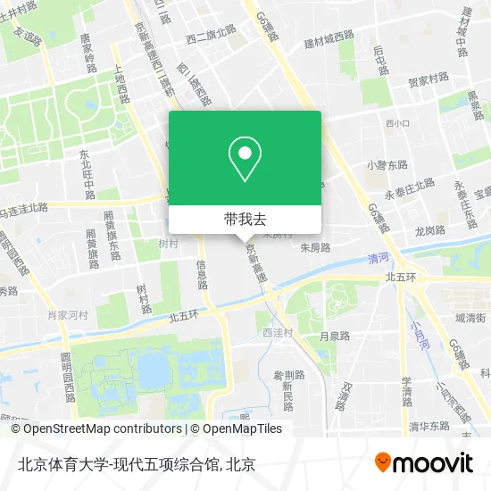 北京体育大学-现代五项综合馆地图