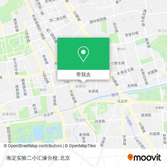海淀实验二小汇缘分校地图