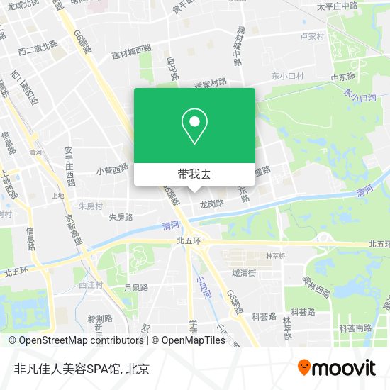 非凡佳人美容SPA馆地图