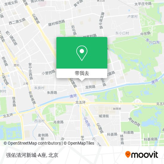 强佑清河新城-A座地图