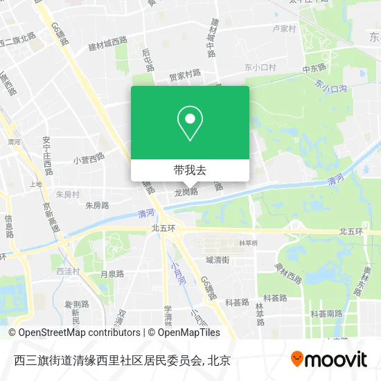 西三旗街道清缘西里社区居民委员会地图