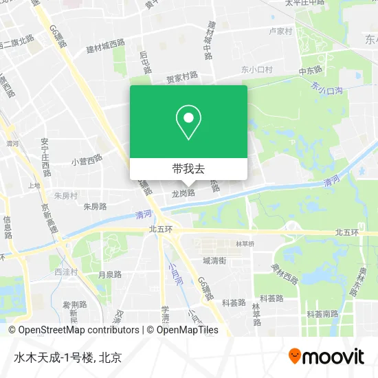 水木天成-1号楼地图