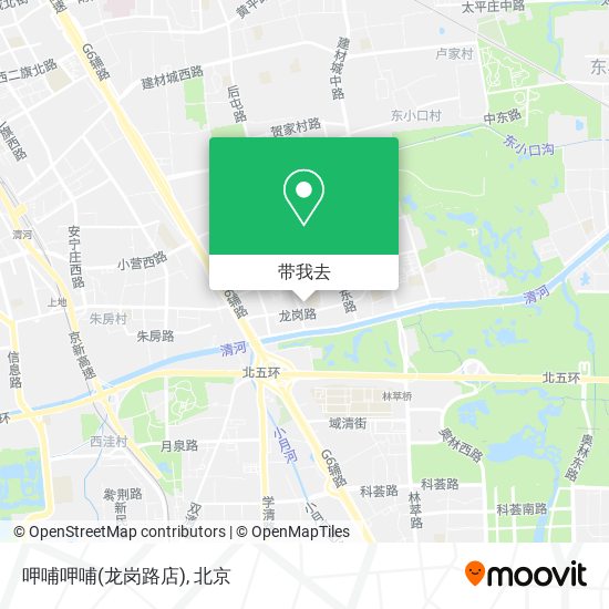 呷哺呷哺(龙岗路店)地图