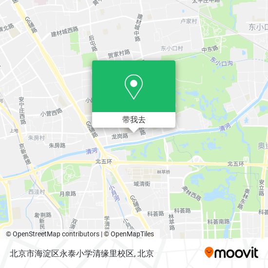 北京市海淀区永泰小学清缘里校区地图