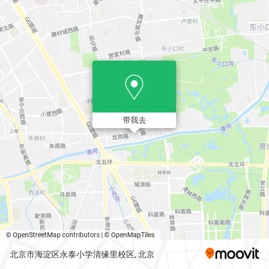 北京市海淀区永泰小学清缘里校区地图