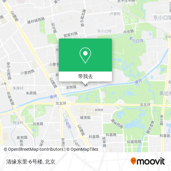 清缘东里-6号楼地图