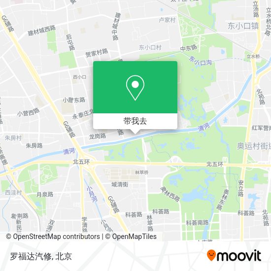 罗福达汽修地图