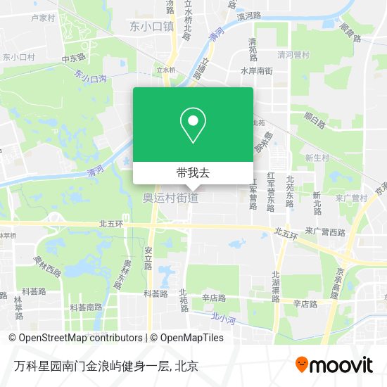 万科星园南门金浪屿健身一层地图