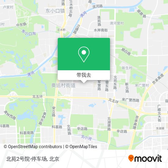 北苑2号院-停车场地图