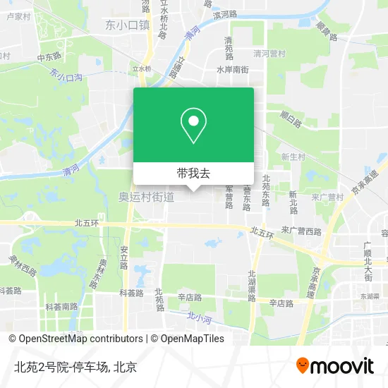 北苑2号院-停车场地图