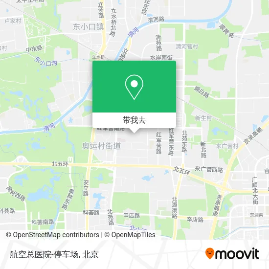 航空总医院-停车场地图