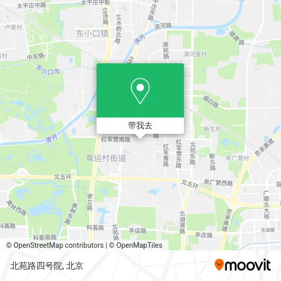 北苑路四号院地图