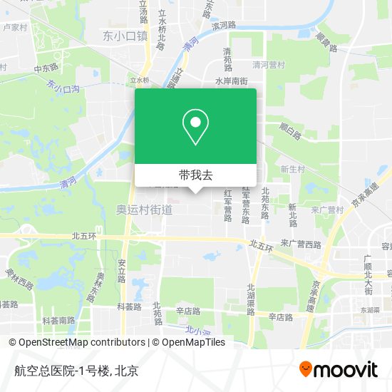 航空总医院-1号楼地图