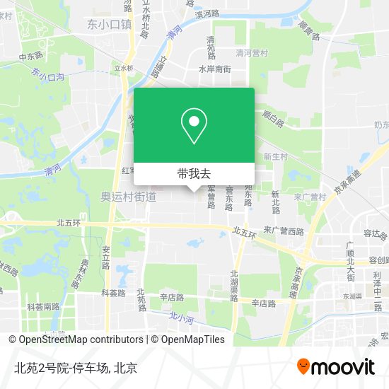 北苑2号院-停车场地图