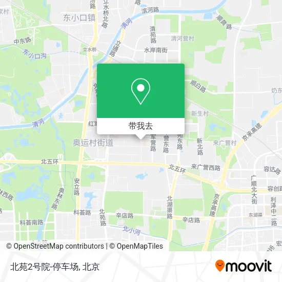 北苑2号院-停车场地图
