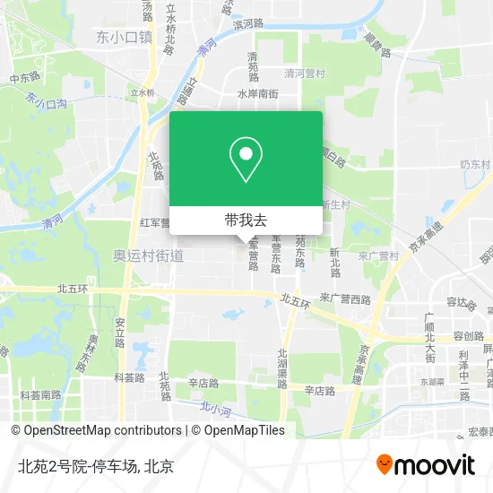 北苑2号院-停车场地图