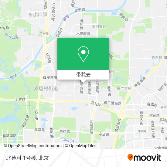 北苑村-1号楼地图