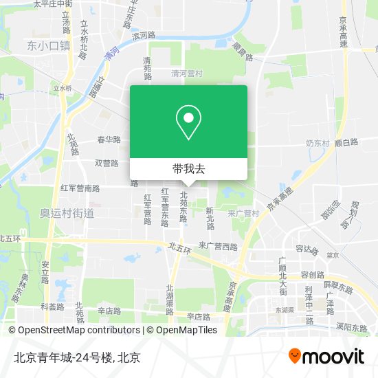 北京青年城-24号楼地图