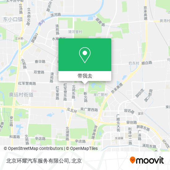 北京环耀汽车服务有限公司地图