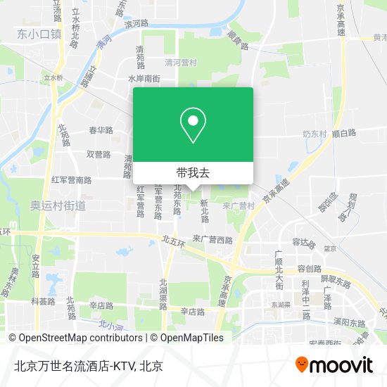 北京万世名流酒店-KTV地图