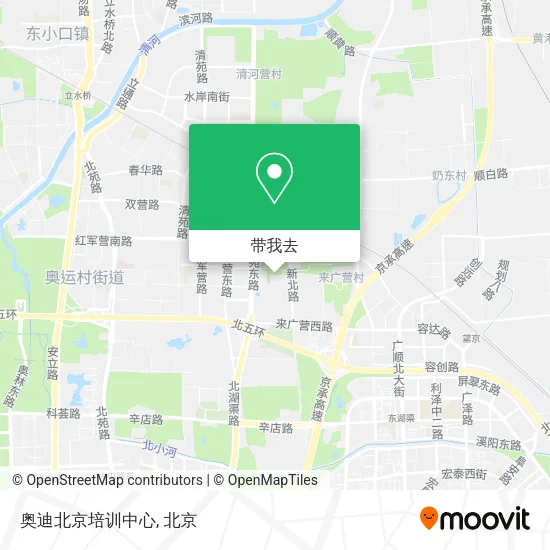 奥迪北京培训中心地图