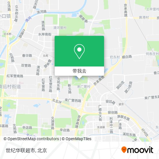 世纪华联超市地图