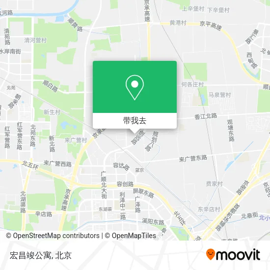 宏昌竣公寓地图