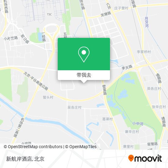 新航岸酒店地图
