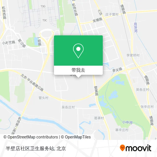 半壁店社区卫生服务站地图