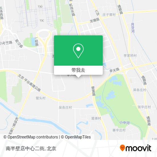 南半壁店中心二街地图