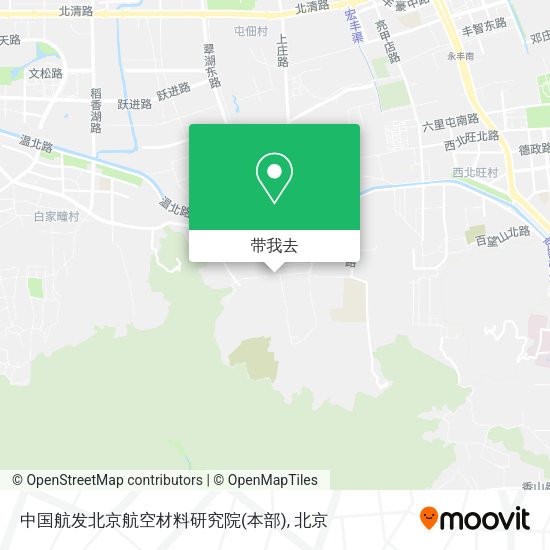 中国航发北京航空材料研究院(本部)地图