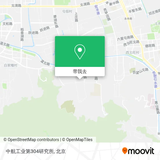 中航工业第304研究所地图