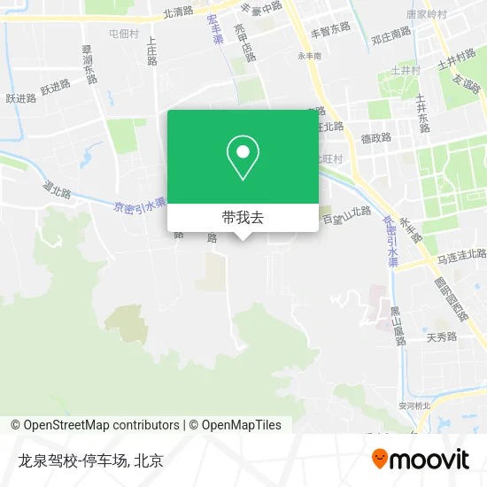 龙泉驾校-停车场地图