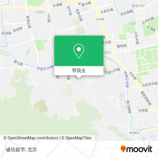 诚信超市地图