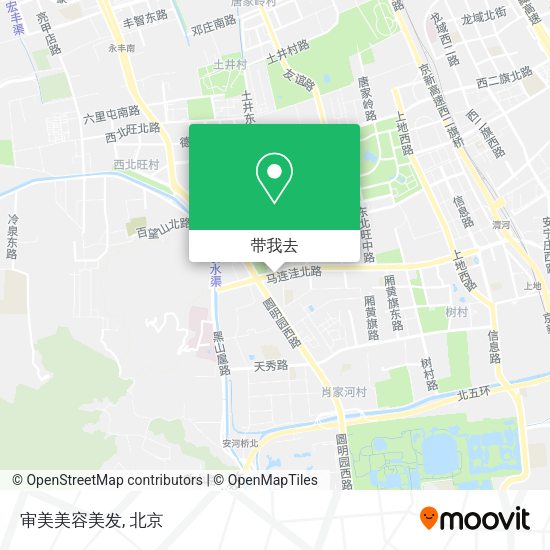 审美美容美发地图