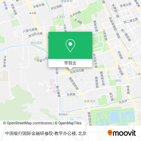 中国银行国际金融研修院-教学办公楼地图