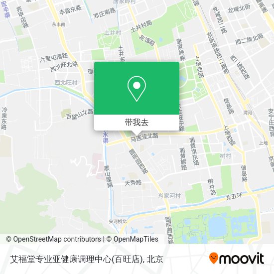 艾福堂专业亚健康调理中心(百旺店)地图