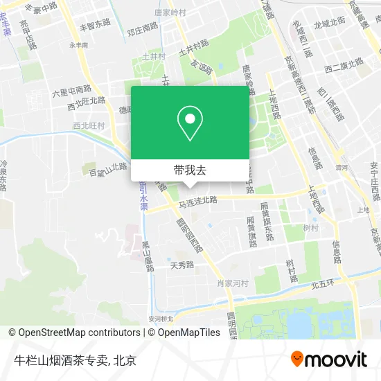 牛栏山烟酒茶专卖地图