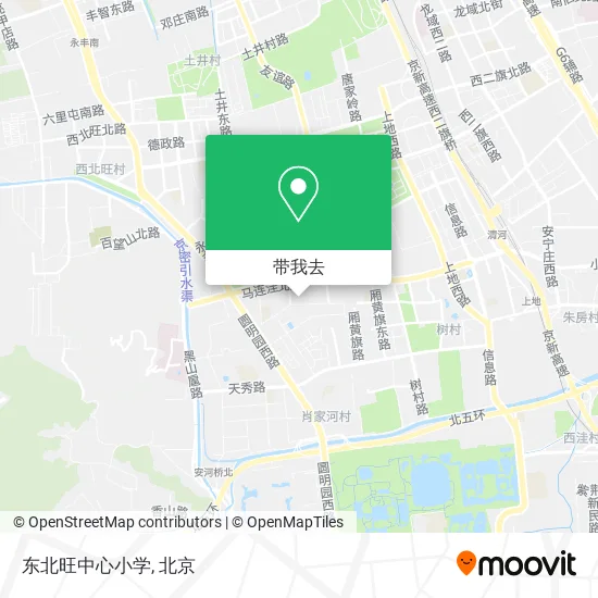 东北旺中心小学地图
