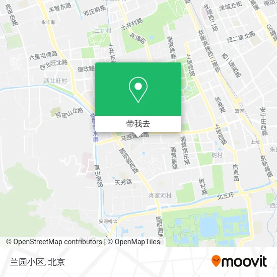 兰园小区地图