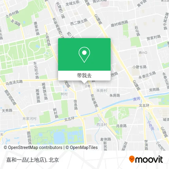 嘉和一品(上地店)地图