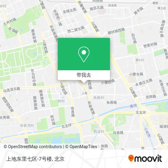 上地东里七区-7号楼地图