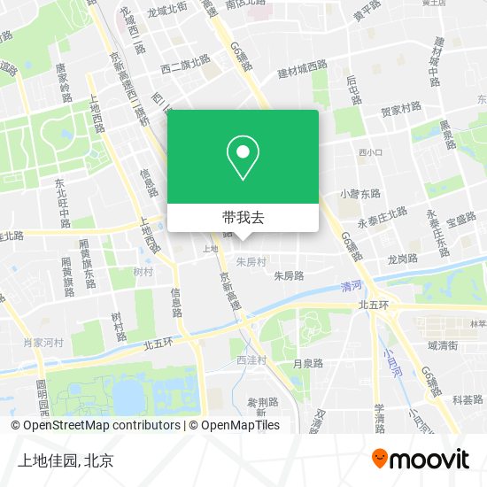 上地佳园地图