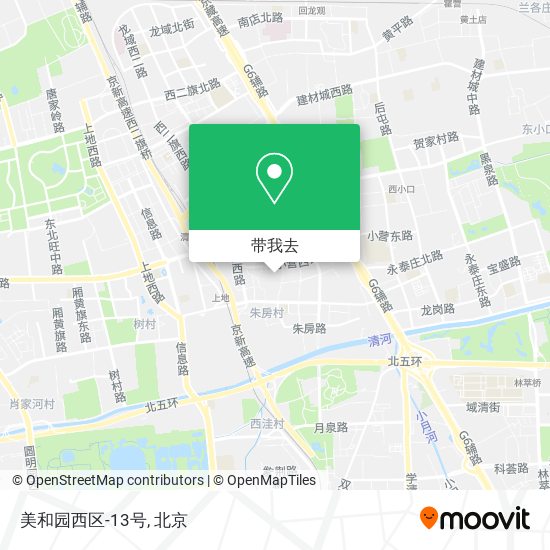 美和园西区-13号地图