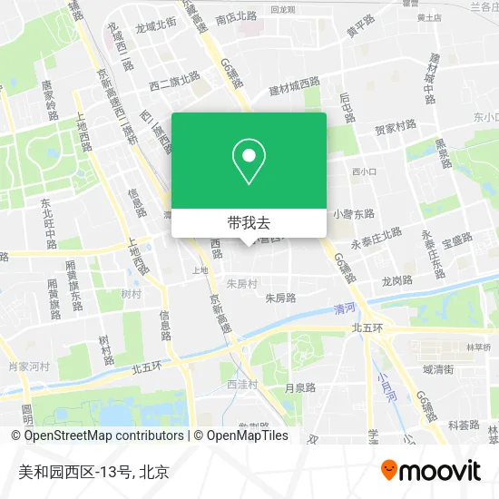 美和园西区-13号地图
