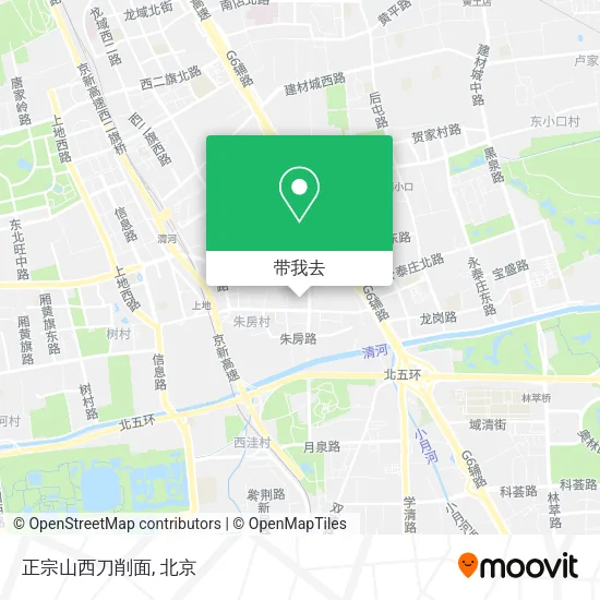 正宗山西刀削面地图