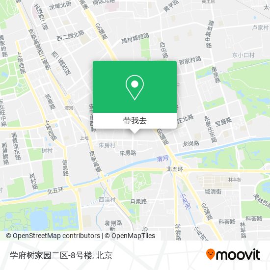 学府树家园二区-8号楼地图