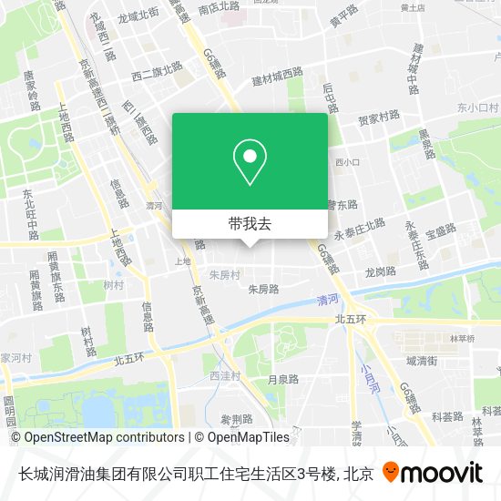 长城润滑油集团有限公司职工住宅生活区3号楼地图